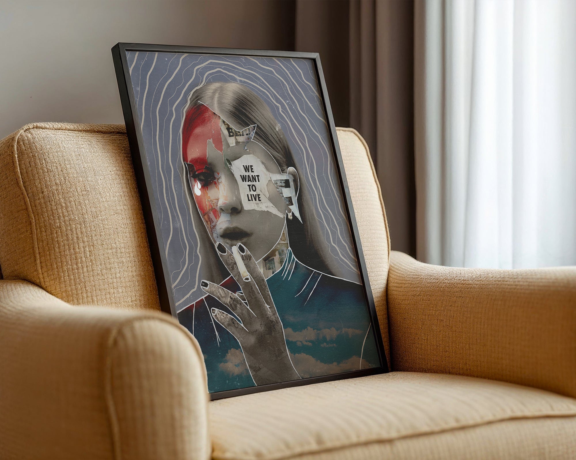 We Want To Live, 2025 Print